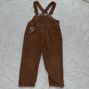 Pop star corduroy overalls